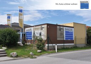 Zu sehen ist die Bangerl Eröffnung am Standort Blaue Lagune in Wien/Vösendorf