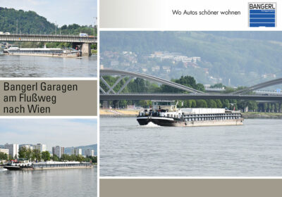 Bangerl Garagentransport auf der Donau